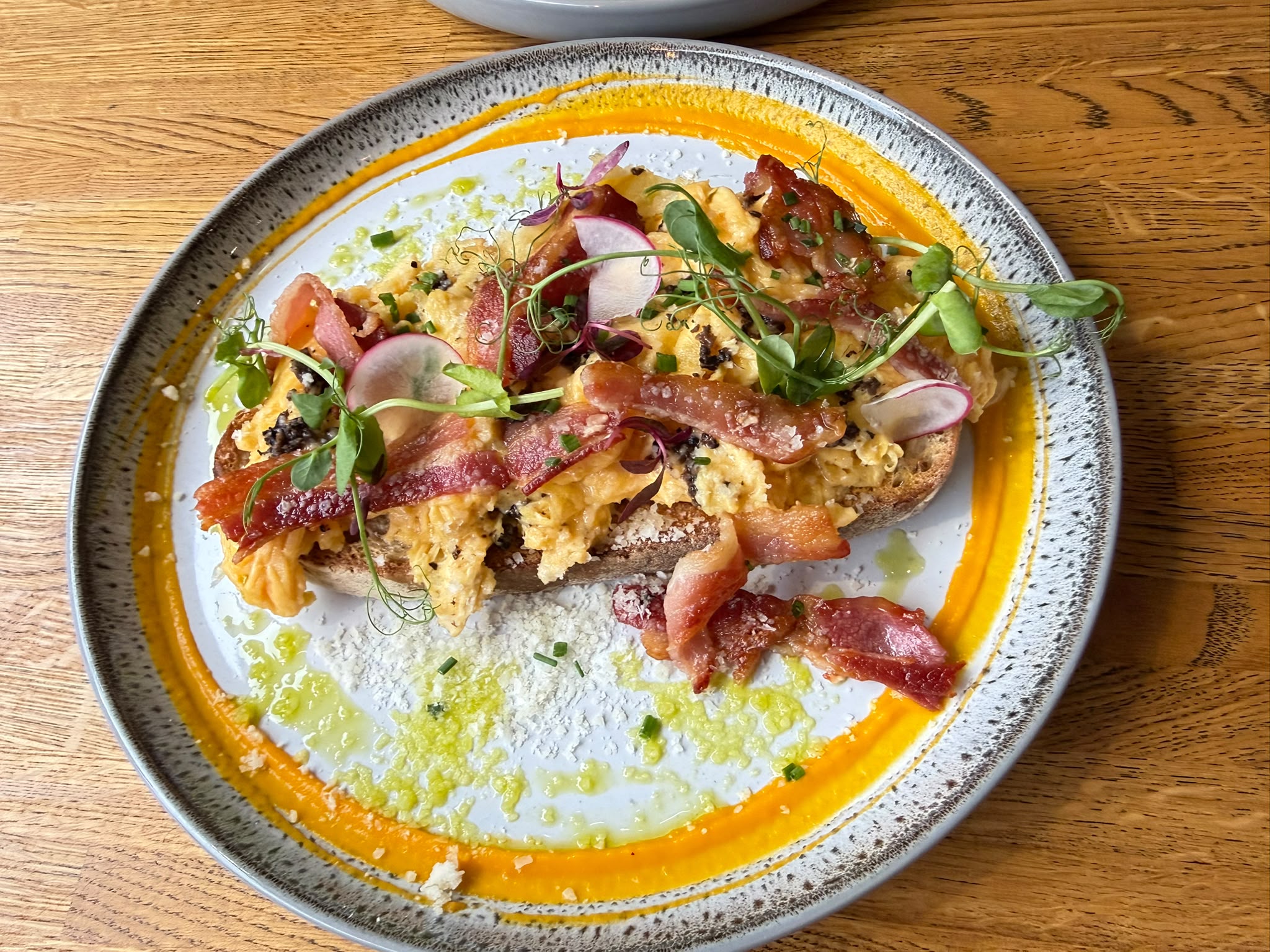 Truffle Parmesan Scrambled Eggs
